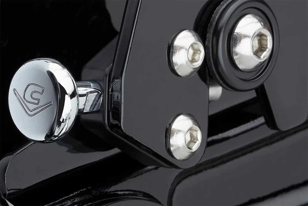 Cobra Detachable Flat Rack - Black 602-2800B - Side View