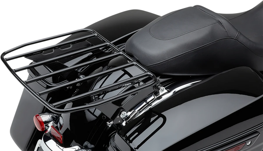 Cobra Detachable Flat Rack - Black 602-2801B - Side View
