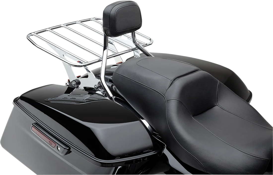 Cobra Detachable Flat Rack - Chrome 602-2800 - Side View