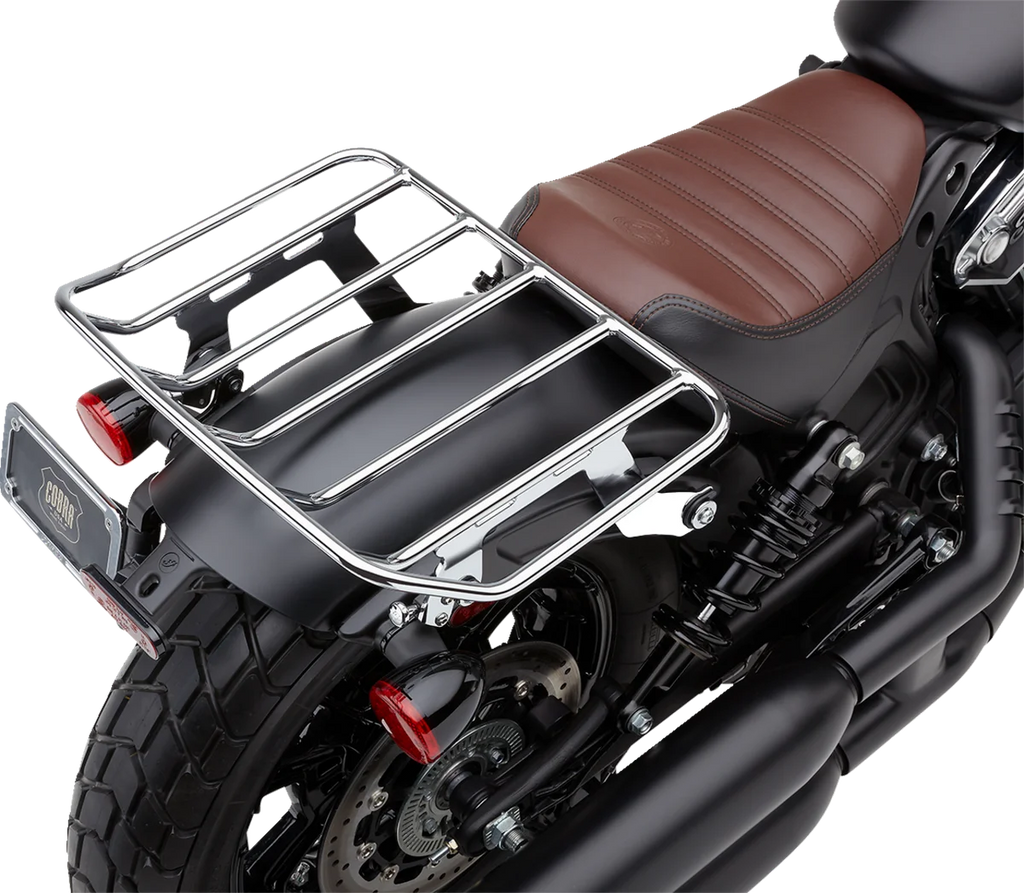Cobra Detachable Luggage Rack - Chrome 502-2605 - Back View