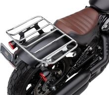 Load image into Gallery viewer, Cobra Detachable Luggage Rack - Chrome 502-2605 - Back View