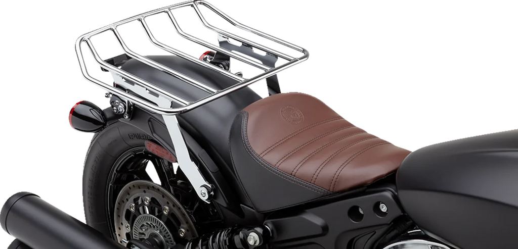 Cobra Detachable Luggage Rack - Chrome 502-2605 - Installation View
