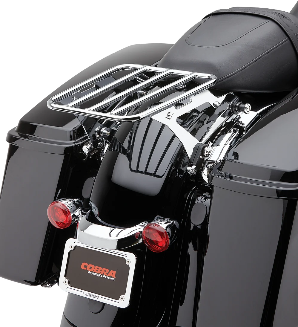 Cobra Detachable Luggage Rack - Chrome 602-2500 - Side View