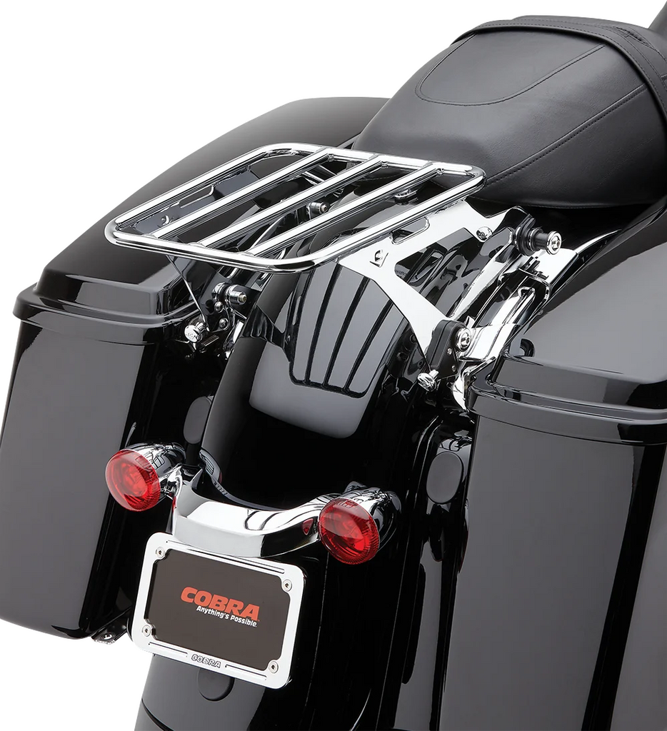 Cobra Detachable Luggage Rack - Chrome 602-2500 - Side View