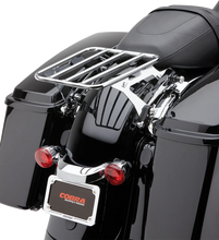 Load image into Gallery viewer, Cobra Detachable Luggage Rack - Chrome 602-2500 - Side View