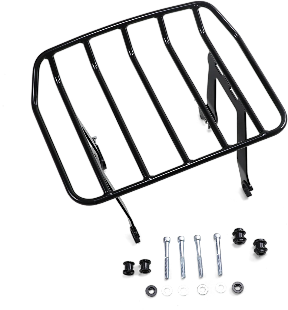 Cobra Detachable Solo Rack - FLHC - Black 602-2614B - Main Product View
