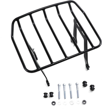 Load image into Gallery viewer, Cobra Detachable Solo Rack - FLHC - Black 602-2614B - Main Product View