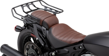 Load image into Gallery viewer, Cobra Detachable Wrap Around Rack - Black 502-2615B fits Indian Motorcycle Bobber - Main Product View