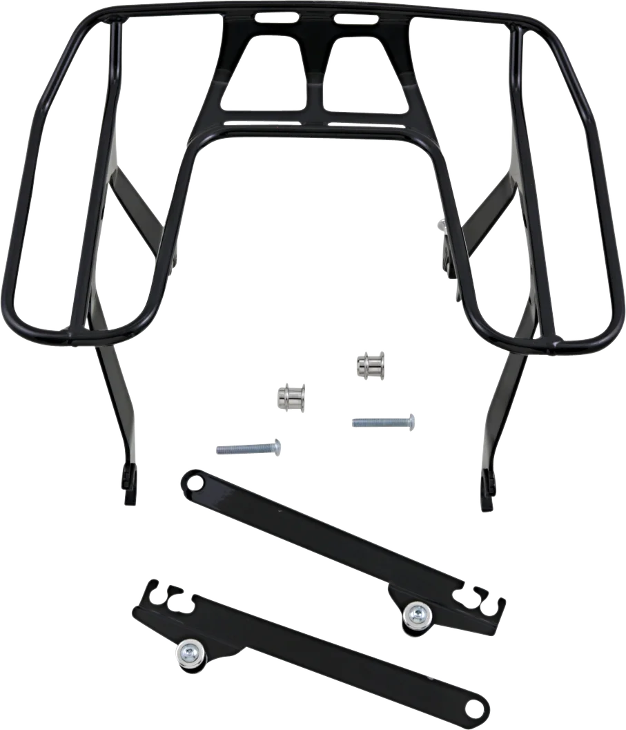 Cobra Detachable Wrap Around Rack - Black - Bobber 502-2615B - Side View