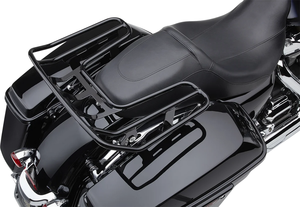 Cobra Detachable Wrap Around Rack - Black -FLH 602-2640B - Back View