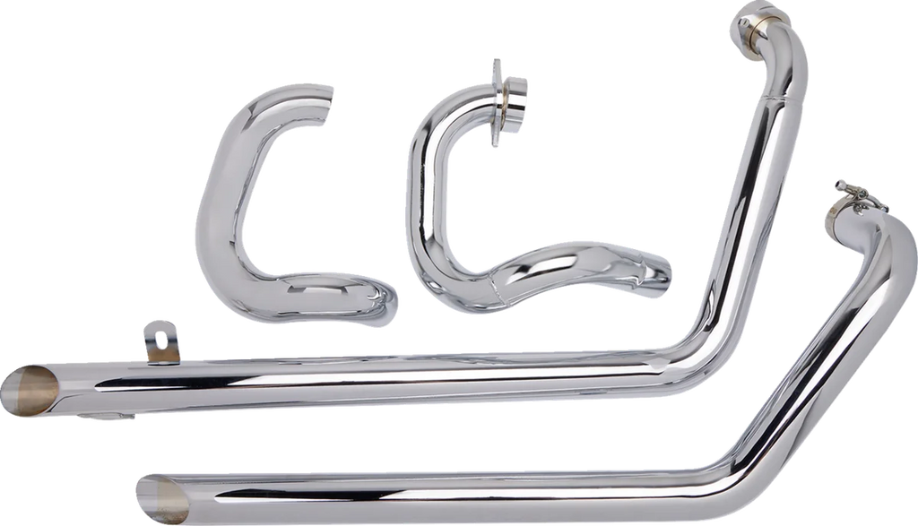 Cobra Drag Pipes Exhaust fits Suzuki Intruder 1400 - Back View