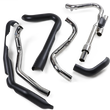 Load image into Gallery viewer, Cobra Dual Bung Headpipes - Black 6255DBRB - Main Product View