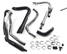 Load image into Gallery viewer, Cobra Dual Bung Headpipes - Black 6255DBRB - Side View