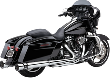 Load image into Gallery viewer, Cobra Dual Bung Headpipes - Black 6255DBRB - Detail View