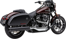 Load image into Gallery viewer, Cobra Dual Cut Muffler for FLSB - Black 6521B - Main Product View