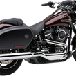 Load image into Gallery viewer, Cobra Dual Cut Muffler for FLSB - Chrome 6521 - Main Product View