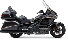 Load image into Gallery viewer, Cobra Dual Cut Mufflers - Black 1219B - Back View