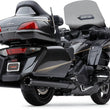Load image into Gallery viewer, Cobra Dual Cut Mufflers - Black 1219B - Installation View