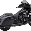 Load image into Gallery viewer, Cobra Dual Cut Slip-On Mufflers - Black 5206B - Side View