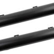 Load image into Gallery viewer, Cobra Dual Cut Slip-On Mufflers - Black 5208B - Main Product View