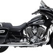 Load image into Gallery viewer, Cobra Dual Cut Slip-On Mufflers - Black 5208B - Detail View