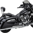 Load image into Gallery viewer, Cobra Dual Cut Slip-On Mufflers - Chrome 5206 - Side View