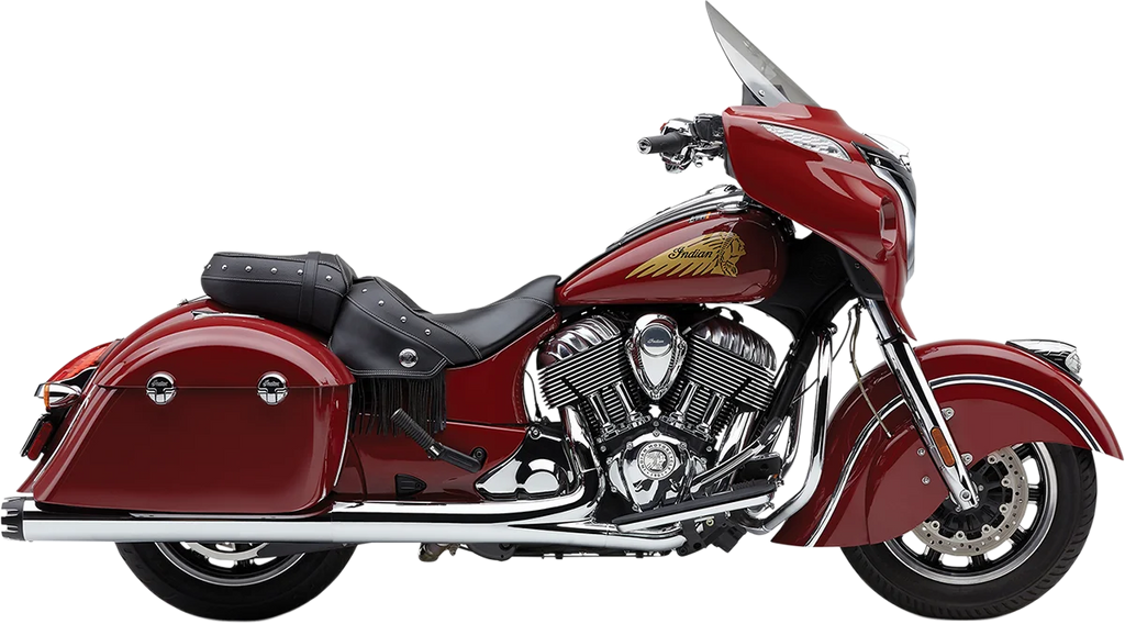 Cobra Dual Cut Slip-On Mufflers - Chrome 5208 - Main Product View