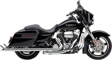 Load image into Gallery viewer, Cobra Dual Speedster Exhaust - Chrome - Fishtail - '10-'16 Dresser 6974 - Side View