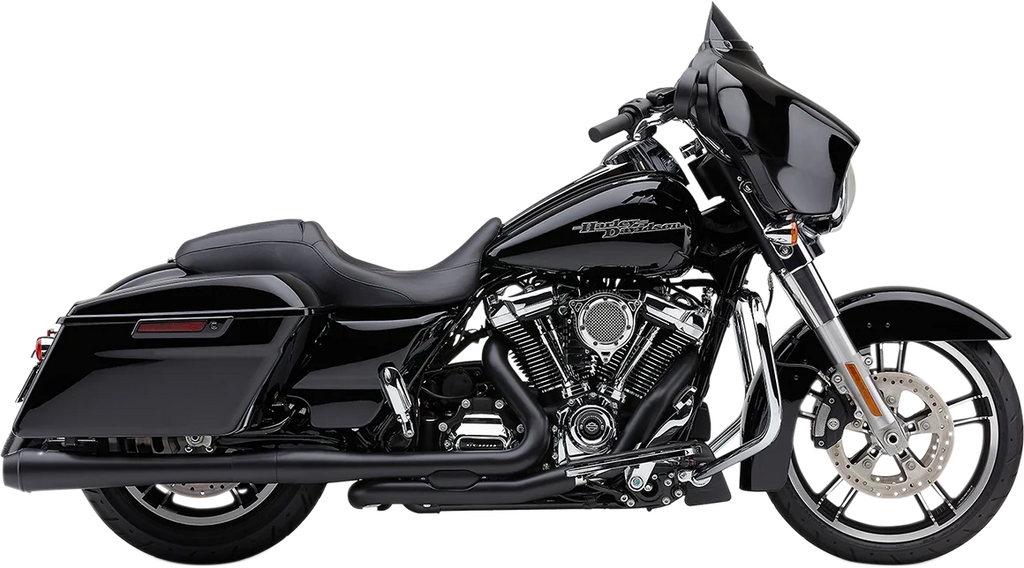 Cobra El Diablo 4" Mufflers for FL - Black/Black 6208RB - Side View