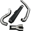 Load image into Gallery viewer, Cobra El Diablo Exhaust - Black - '07-'11 Softail 6484B - Main Product View