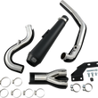 Load image into Gallery viewer, Cobra El Diablo Exhaust - Black - '07-'11 Softail 6484B - Side View