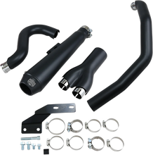Load image into Gallery viewer, Cobra El Diablo Exhaust - Black - '12-'17 Softail 6483B - Side View