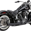 Load image into Gallery viewer, Cobra El Diablo Exhaust - Black - '12-'17 Softail 6483B - Back View