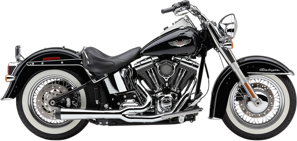 Cobra El Diablo Exhaust - Black - '12-'17 Softail 6483B - Additional View 6