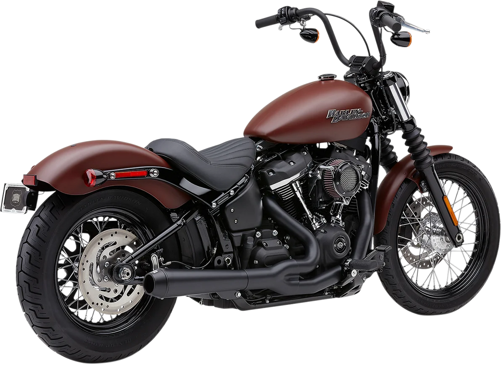 Cobra El Diablo Exhaust - Black - '18-'19 FLHC/FLSB 6479B - Main Product View
