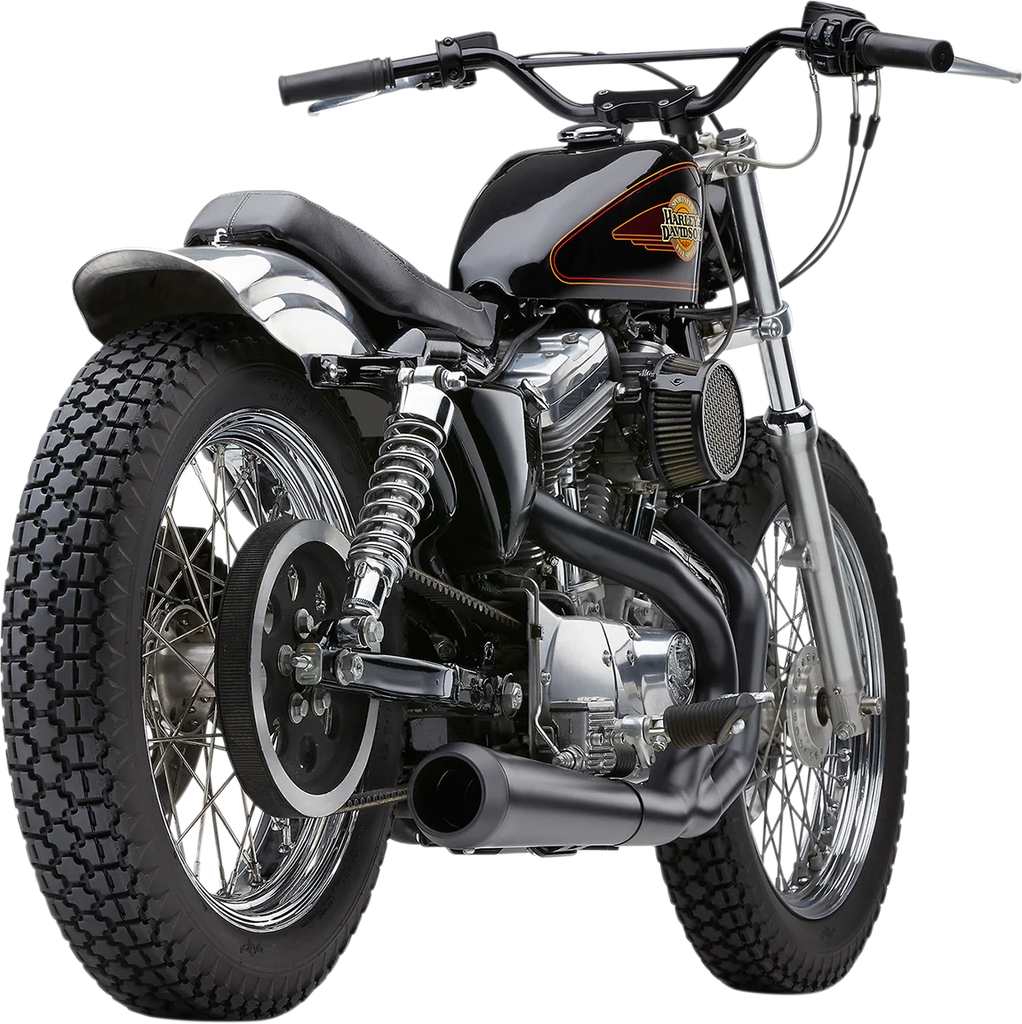 Cobra El Diablo Exhaust - Black - 4" 6471B - Back View