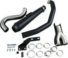 Load image into Gallery viewer, Cobra El Diablo Exhaust - Black - '88-'06 Softail 6485B - Side View