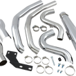 Load image into Gallery viewer, Cobra El Diablo Exhaust - Chrome - '12-'17 Softail 6483 - Side View