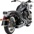 Load image into Gallery viewer, Cobra El Diablo Exhaust - Chrome - '12-'17 Softail 6483 - Back View