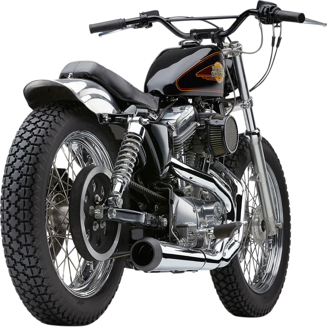 Cobra El Diablo Exhaust - Chrome - 4" 6471 - Side View