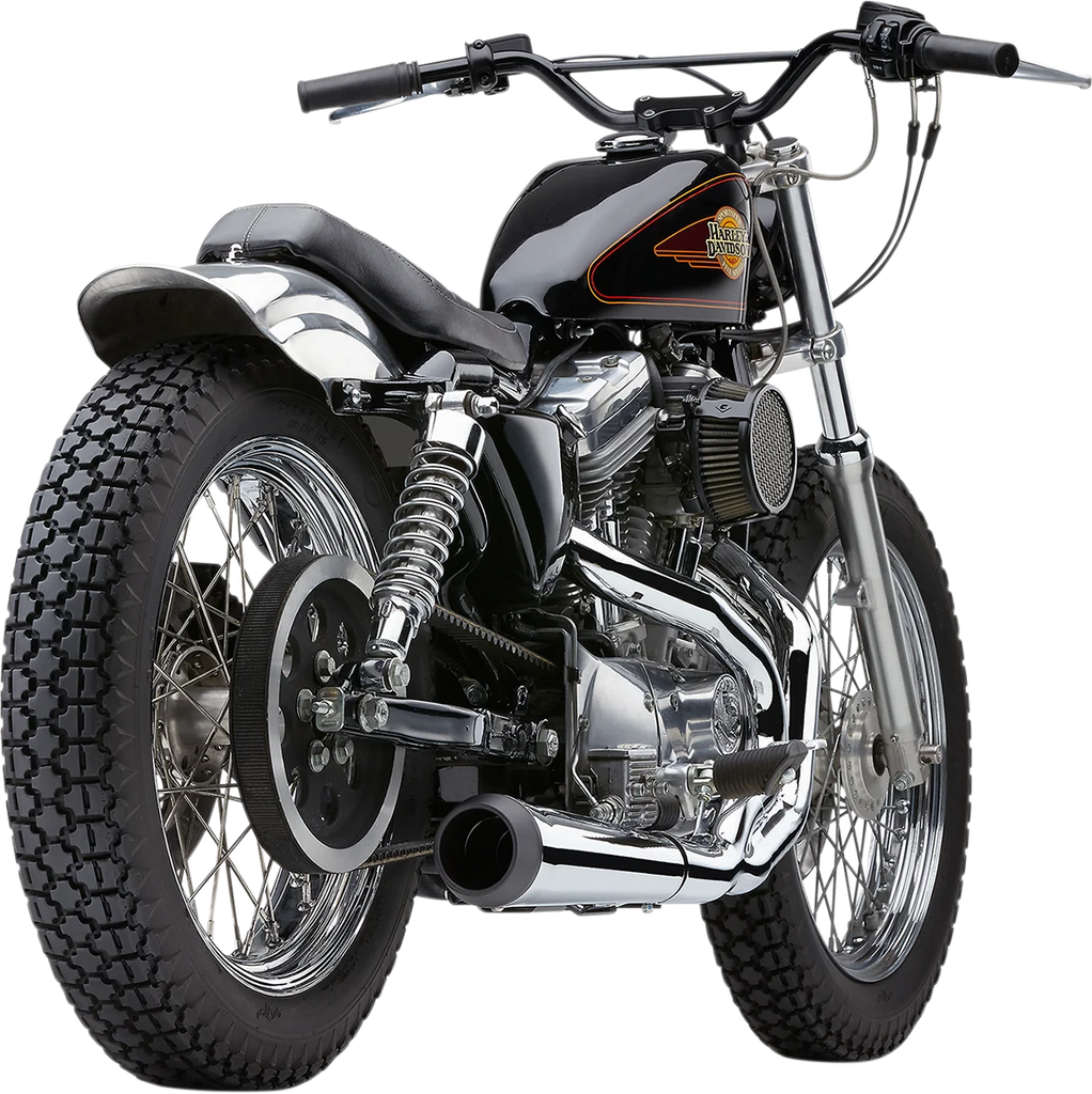 Cobra El Diablo Exhaust - Chrome - 4" 6471 - Side View