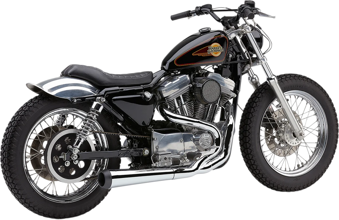 Cobra El Diablo Exhaust - Chrome - 4" 6471 - Back View