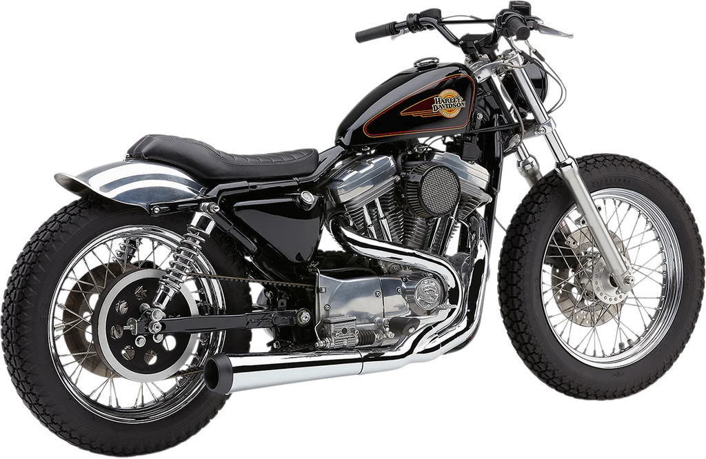Cobra El Diablo Exhaust - Chrome - 4" 6471 - Back View