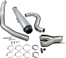 Load image into Gallery viewer, Cobra El Diablo Exhaust - Chrome - '88-'06 Softail 6485 - Side View