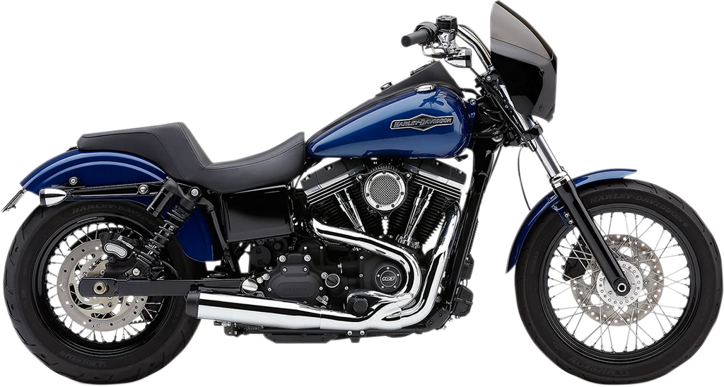 Cobra El Diablo Exhaust System - Chrome - 3-1/2" 6496 - Side View