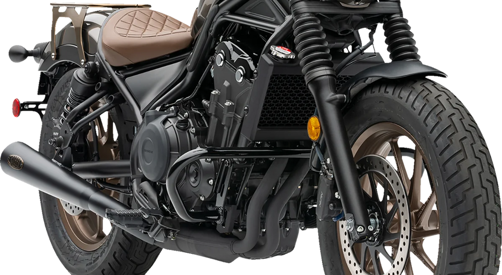 Cobra Freeway Bar - Black - CMX500 Rebel 01-1109B - Side View