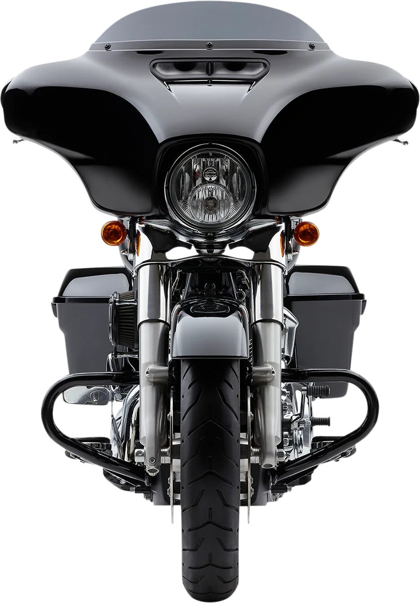 Cobra Freeway Bar - Black - FLH 601-2003B - Back View