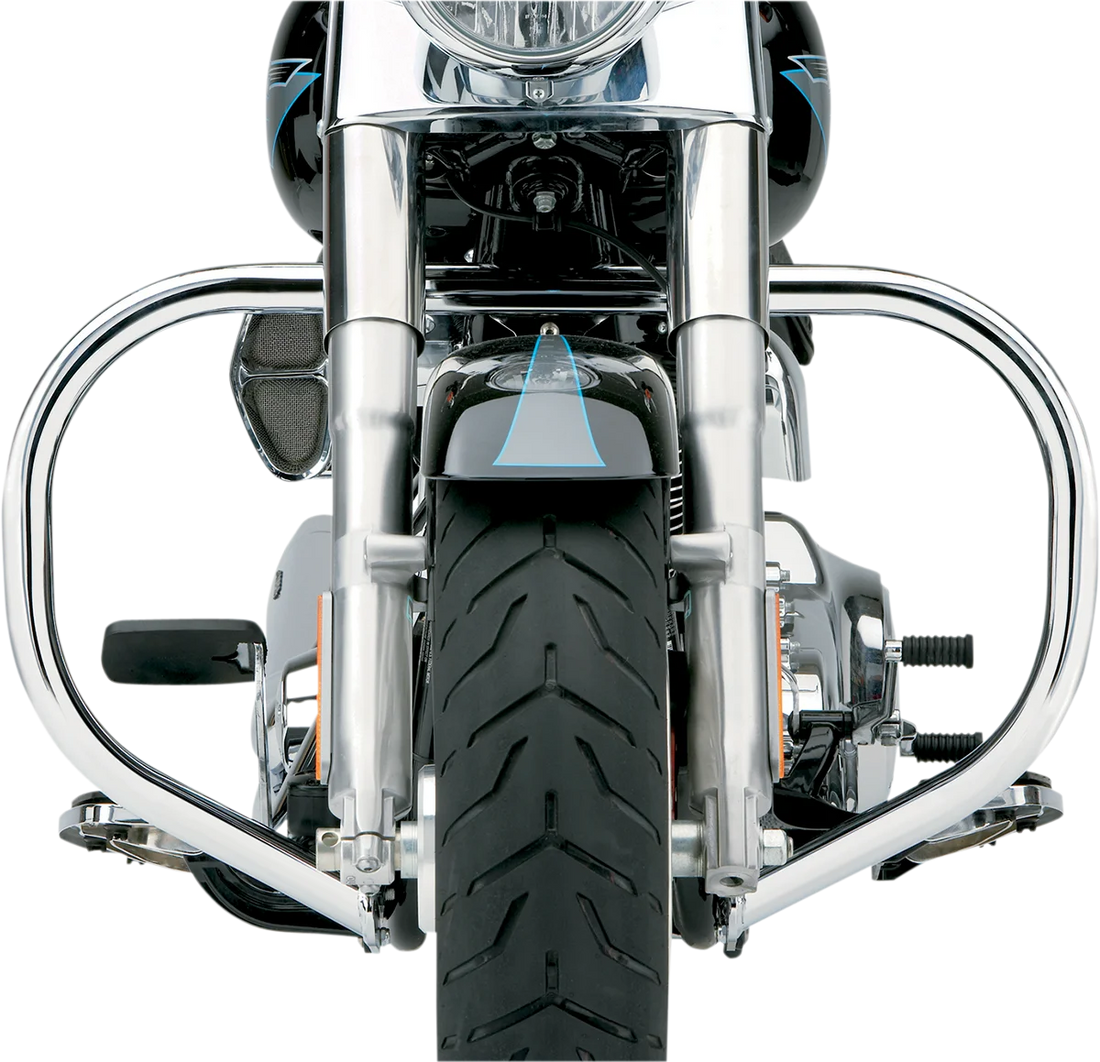 Cobra Freeway Bar - Chrome - FLSTC 601-2105 - Back View