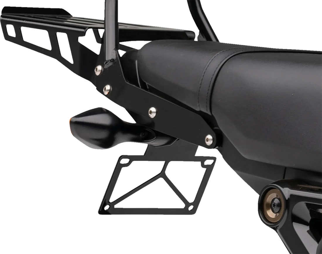 Cobra License Plate Relocator - Grom 05-9007B - Side View