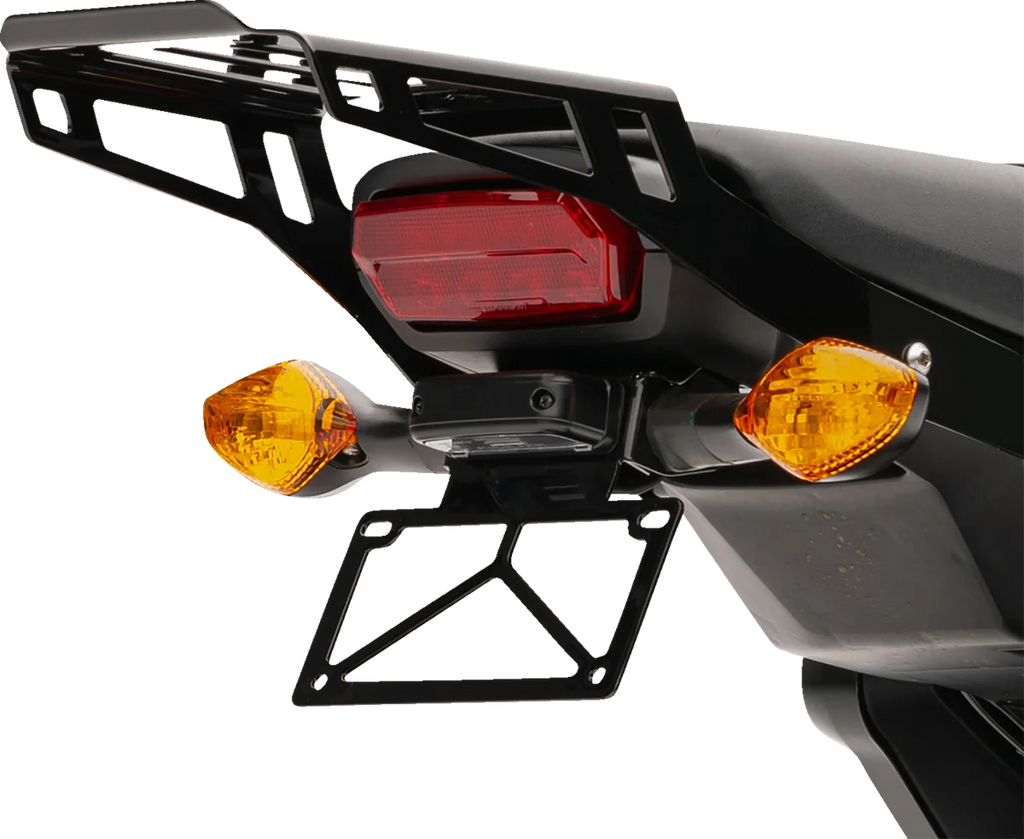 Cobra License Plate Relocator - Grom 05-9007B - Back View